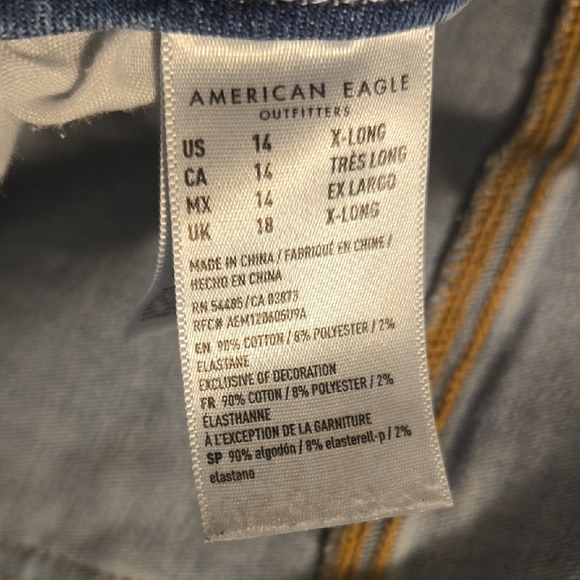 American Eagle Outfitters Light Blue Skinny Jeans - Picture 3 of 4